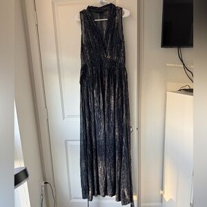 Olivaceous Navy Maxi Dress